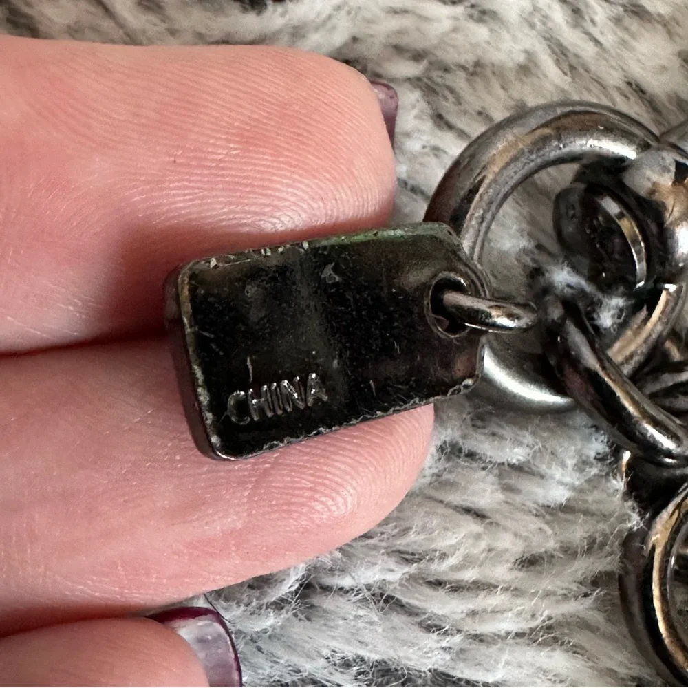 Coach Embroidered Skull Keychain Fob - Picture 8 of 11